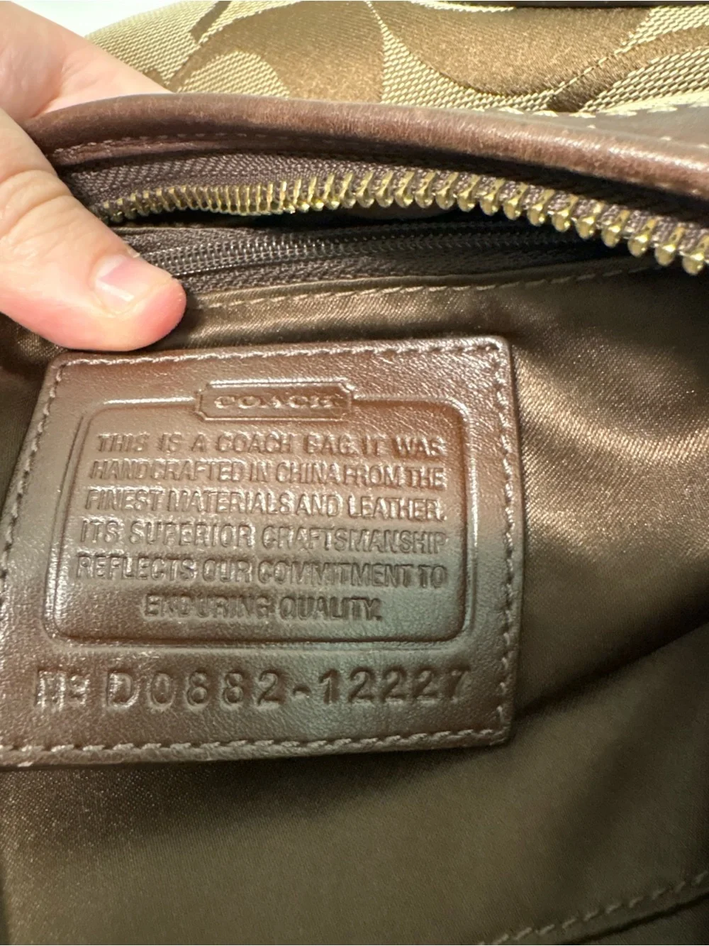 Coach 12227 Ergo Pleated Signature Shoulder Bag